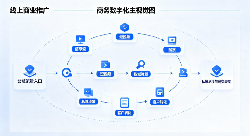 古田县线上商业推广怎么做？全域流量闭环搭建与低成本转化实战指南